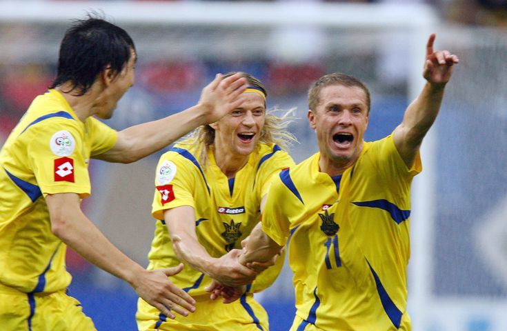 На ЧМ-2006 Сергей Ребров забил один гол. Фото ФФУ сборная Украины