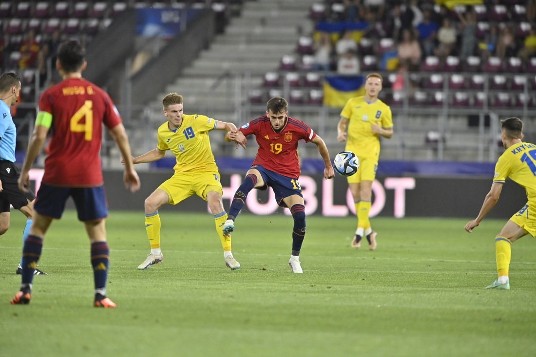 Молодіжна збірна України втратила перемогу у матчі з Іспанією