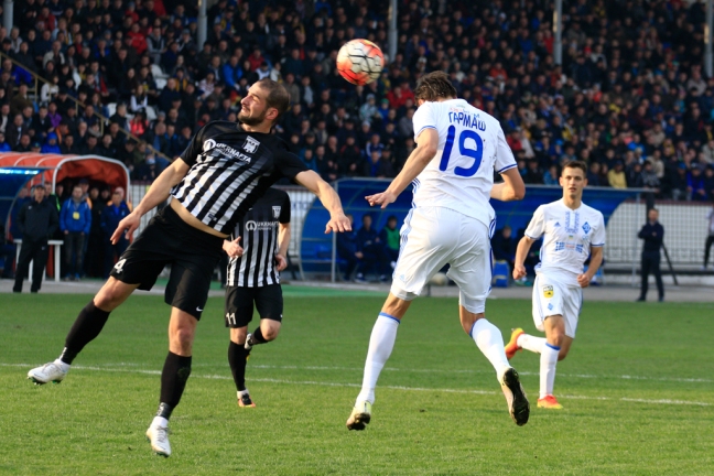 Денис Гармаш забил в Ахтырке важный гол. Фото fcdynamo.kiev.ua