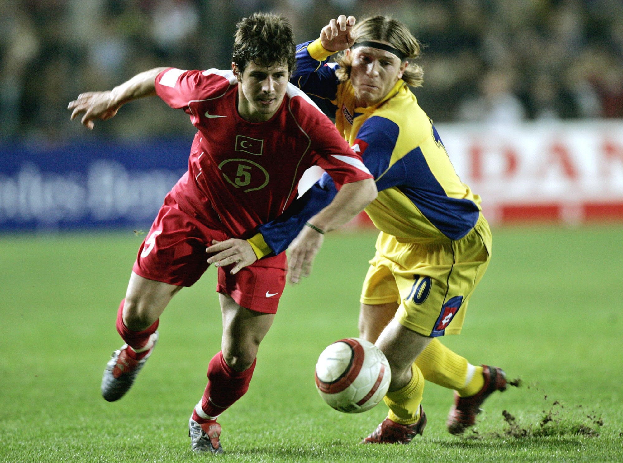 В ноябре 2004 года Андрей Воронин отдал две голевые передачи в матче с Турцией. Фото East News