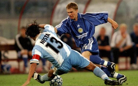 В 1999-м году Сергей Ребров и Динамо дважды проиграли Лацио, в котором было собрано целое созвездие футболистов. Фото ua-football.com