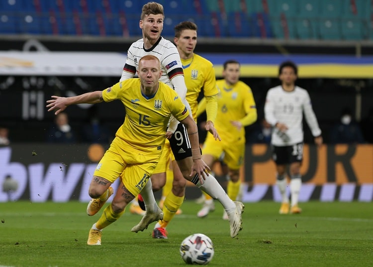 Сборная Украины забила первой, но проиграла Германии в Лиге наций